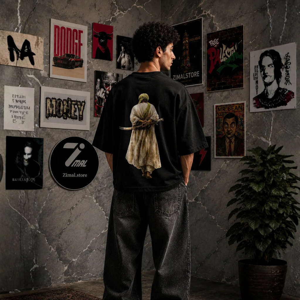 Sovereign Sword Graphic Drop-Shoulder Tee