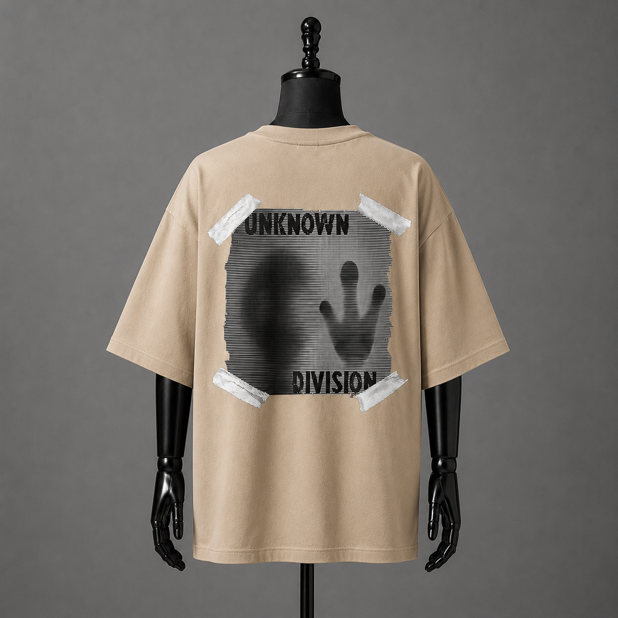 UNKNOWN DIVISION "Shadow Hand" Oversized T-Shirt