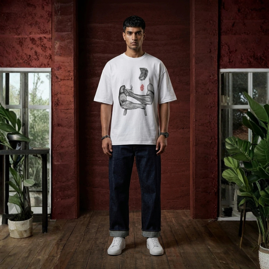Vulnerable Mindset Graphic Drop-Shoulder Tee