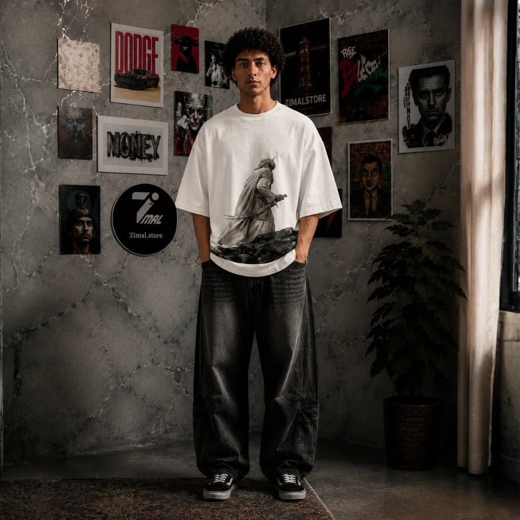 Desert Legend Graphic Drop-Shoulder Tee