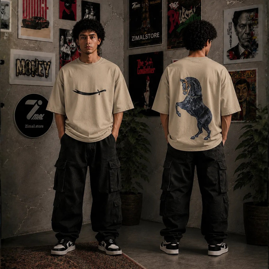 Zimal Zulfiqar & Zuljanah  Oversized T-Shirt