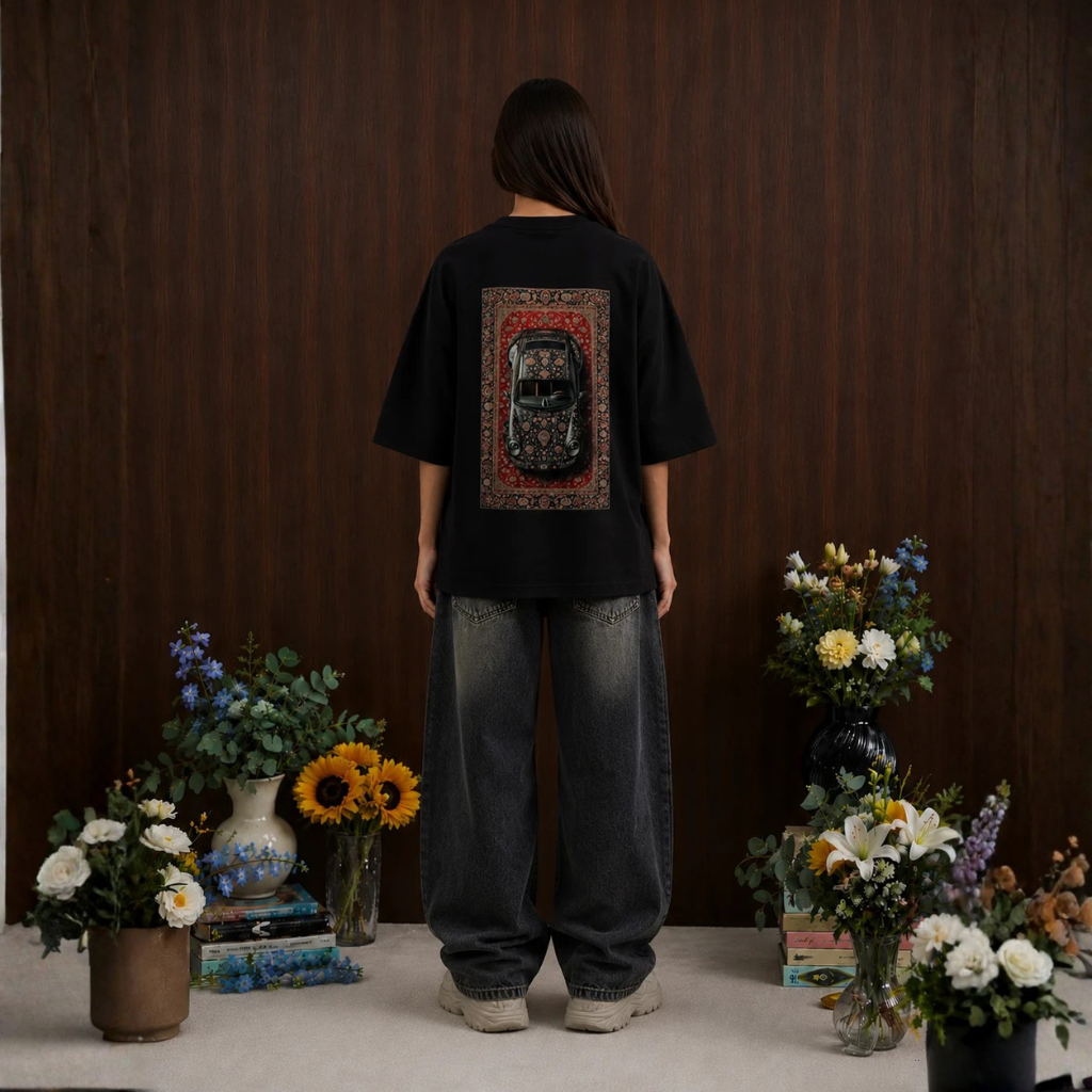 Persian Livery Sports Car Oversized T-Shirt