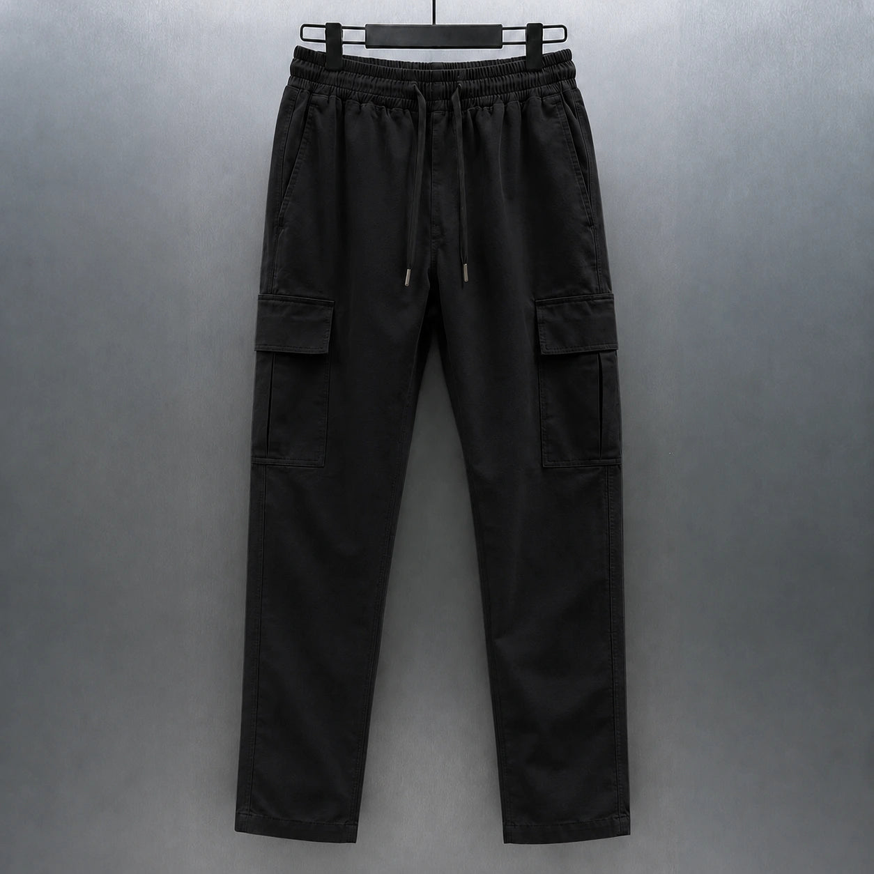 Men's Lightweight Drawstring Cargo Pants – Beige,Black&Olive Green