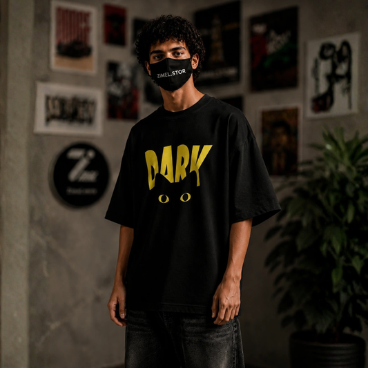 DARK Cat Eyes Minimalist Tee