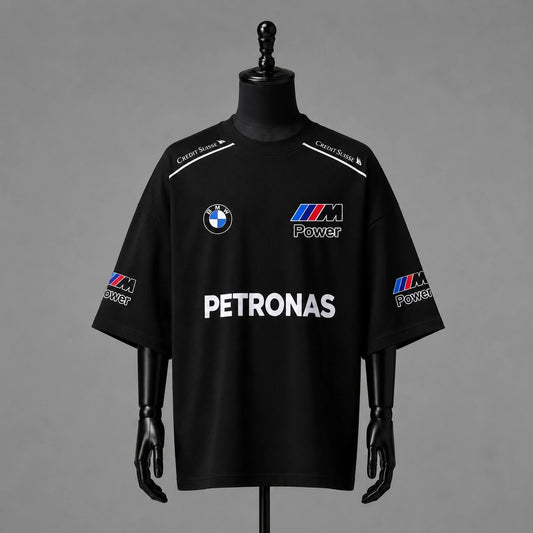 BMW M Power Racing Oversized Black T-Shirt – Motorsport Edition